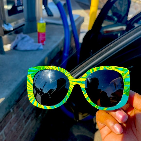 Versace Accessories - Versace Jungle Print Sunglasses